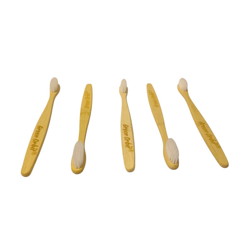 Green Orbit Cepillos de Dientes de Bambu, Pack de 10,