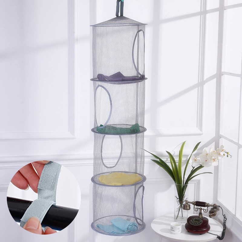 ABSOK Hanging Shelf Mesh Hanging Mesh Storage Nets Hanging Nets