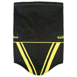 SAFEGEAR Fleece-Lined Neck Gaiter With Toggle - Yellow & Black, Polyester/Spandex/Fleece, for Men & Women in Cold Weather, Machine Washable - J. J. Keller & Associates
