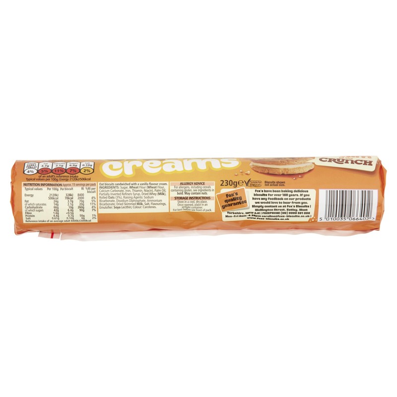 Foxs Biscuits - Golden Crunch Creams 230g