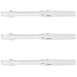 LSTYLE Dart Shafts Spinning | Clear | Extra Long 370 Slim | 1 Set (3 Shafts) | for Soft Tip & Steel Tip Darts
