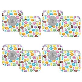 MightySkins Skin Compatible with Tile Mate w/Replaceable Battery (2018) - Macarons | Protective, Durable, and Unique Vinyl wrap Cover | Easy to Apply, Remove, and Change Styles | Made in The USA