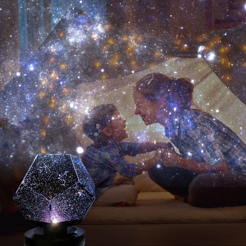 Star Sky Projection Lamp USB Projector Night Light 3D Bedside