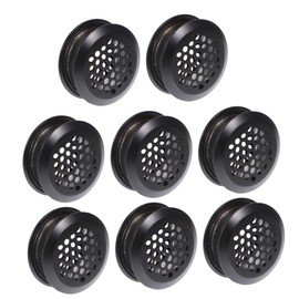 Operitacx 8 Pcs Round Cabinet Ventilation Air Vent Holes for Kitchen Wardrobe and Office Easy Installation Durable Design Fresh Air Flow Compact