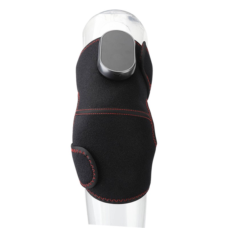 Heated Knee Brace Wrap Rechargeable 3 Vibration Mode Length Adjustable