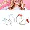 2 Pair Dimple Trainer Piercing Free Easy To Wear Enhanced