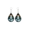 Teardrop Wood Earrings Light Weight Printed Image Dangle Jewelry (Bigfoot