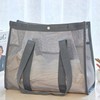 Mesh Bag, Net Bag for Swimming Pool, Beach, Sauna Mesh Bag Black