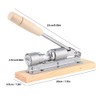 VIFERR Stainless Steel Nutcracker Mechanical Nutcracker Nut Opener with Wood