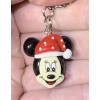 Minnie Mouse Santa Christmas Zipper Pull & Keychain Add On