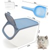 BNOSDM Chinchilla Sand Bath Container 9.8 x 7.4 x 6.6
