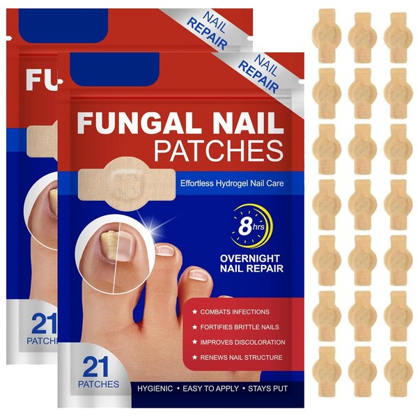 DMQ Fungal Nail Treatment Patches, 42PCS Extra Strong 8-Hour Repair