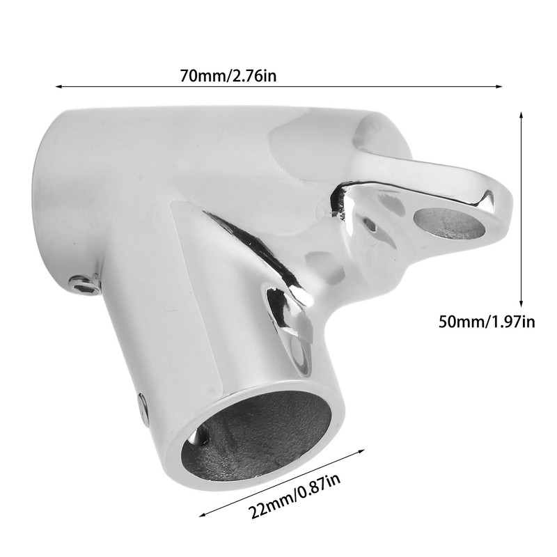 Bimini Top Eye End Boat Cap 2 Way 316 Stainless