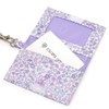 COLORFUL CANDY STYLE PASS CASE PET FLORAL MIST