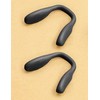Kygear 2 Pairs Black Silicone Replacement Nose Piece Compatible with