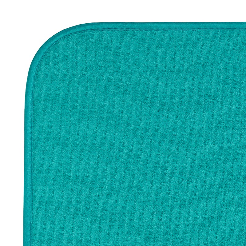 T & S STS Dish Drying Mat, Teal