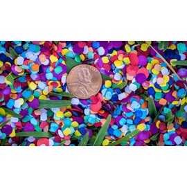 Fiesta Confetti.Value Mexican Colorful Paper Confetti. Jumbo Bag .95lb/425gr.