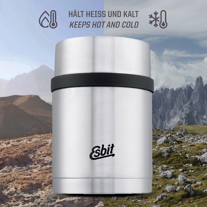 Esbit Sculptor Thermal Food Container 1000 ml Stainless Steel for