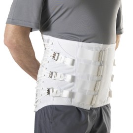 Truform-OTC Lumbosacral Corset, Disc Alignment, Spine Posture, Adjustable Front, Tall, X-Large (46-48 Inch Hip)