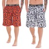 Norfolk and Way Mens Pack of 2 Lounge Shorts |