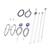 6 Pcs Scary Eye Bracelet Blue Eyes Good Luck Amulet