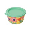 Koziol Bowl with Lid Nora Box 700 ml Blooms Multicoloured