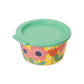 Koziol Bowl with Lid Nora Box 700 ml Blooms Multicoloured