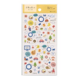 5754104 Enjoy, Translucent, Matte Material, Decoration, Cute, Large [Enjoy]