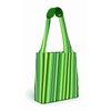 BUILT NY Reusable Shopper, Emerald Stripe