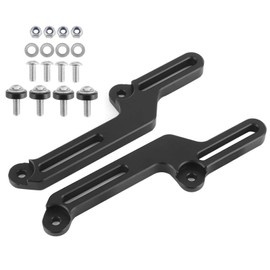 Windscreen Windshield Adjustment Kit CNC Aluminum Alloy Fits Honda CB500X 2017-2020 Black