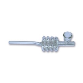 17 cm Glass Kawumm with Double Spiral