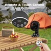 AMACOOL Battery Operated Camping Fan with Light, 20000mAh Rechargeable Clip