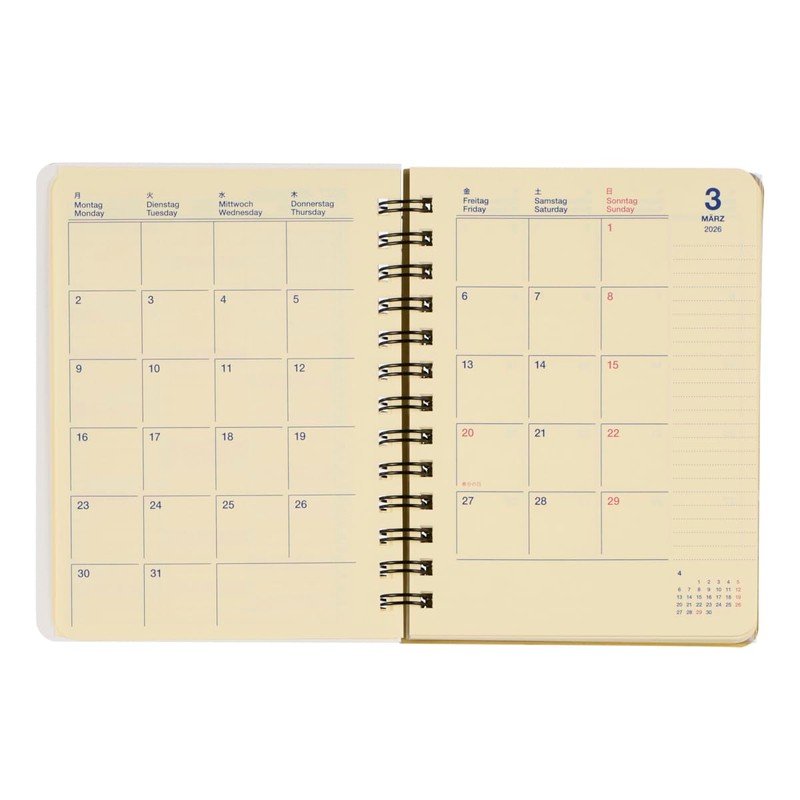 [Delphonics Notebook 2026-2027 Version/Starts March 2026] Rollbahn Diary Yummy M(A)