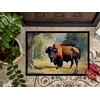Caroline's Treasures DAC2871MAT American Bison Doormat Front Door Mat Indoor