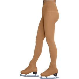 ChloeNoel Figure Skating Medium Tan Over The Boot Tights TB8832 Medium Tan Child Extra Small (4-6)