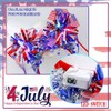 Coridy Light up Independence Day Headbands for Women Sparkling Stars