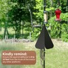 Otoolling 2 Pack Plastic Squirrel Baffle for Bird Feeder Pole