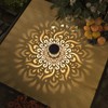 gardencave 2 Pack Solar Fence Lights Metal Solar Powered Outdoor