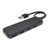 KabelDirekt – USB-3.0-Hub 4-Port (Slim-Design, Plug & Play an PC/Notebook/Mac,