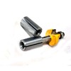 2Pcs 1/2" to 1/4" Router Collet Reduction Sleeve Tool Bit