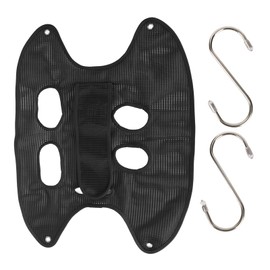 Pet Grooming Hammock Small Animal Sling Black Grooming Hammock Helper for Nail Trimming Clipping Black M