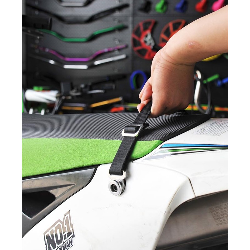 OTOM Rear Adjustable Rescue Strap Pull Strap Rope for Motorcycle