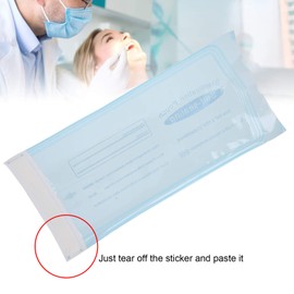 200pcs Self Sealing Cleaning Pouch, 135 x 290mm Sterilisation Pouches Disposable Self Sealing Cleaning Pouch for Dental Materials
