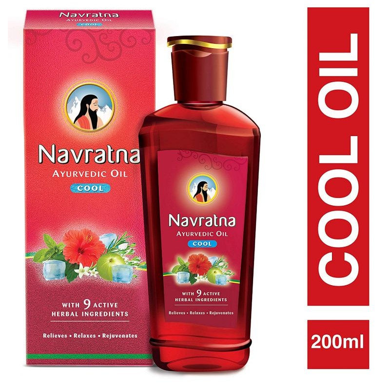 Navratna HERBAL OIL NAVRATNA COOL 300ML RELAXES AND REJUVENATES