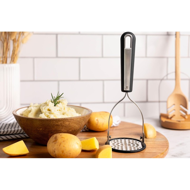 Jeanne Fitz Foldable Potato Masher, Stainless Steel
