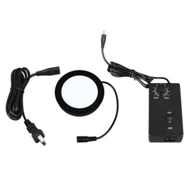 Microscope Bottom Light LED Adjustable Illumination Round Light Source  90‑260V for Laboratory