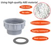 Qrity 1 Piece Kitchen Sink Drain Pipe Joint Thread Hose
