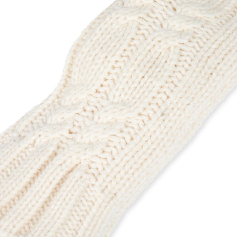 isotoner Women's Chunky Cable Knit Cold Weather Mittens with Warm,