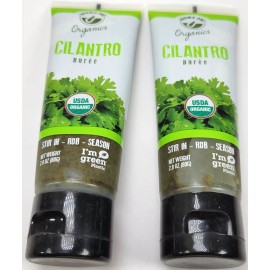 AROMA ONE ORGANICS CILANTRO PASTE Aroma One ORGANIC Cilantro Puree 2.8 OZ - 2 Pack