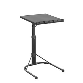 REALROOMS Multi-Functional Adjustable Height Personal Folding Activity Table - Color: Black, Size: 1-Pack